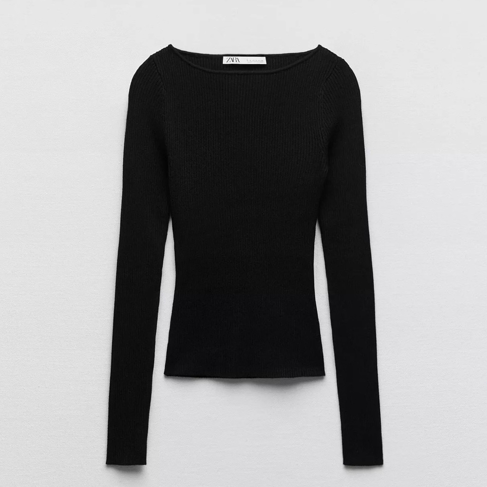 ZARA Ribbed Knit Sweater